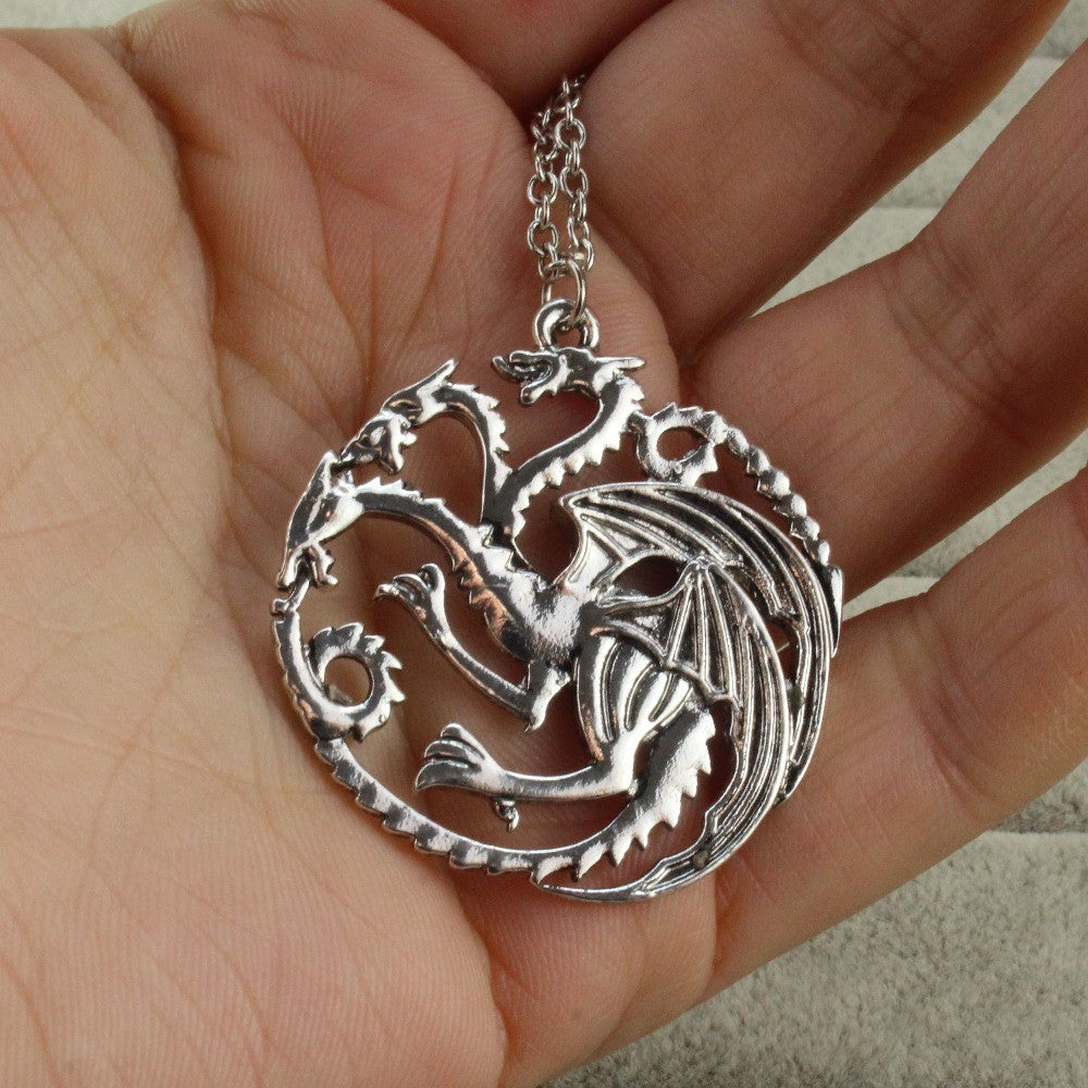 wholesale the Game of Thrones Targaryen Pendant necklace fire and blood pendant Necklace